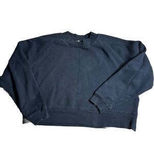 Bearded Goat Cozy Soft Navy Sweater X-Large